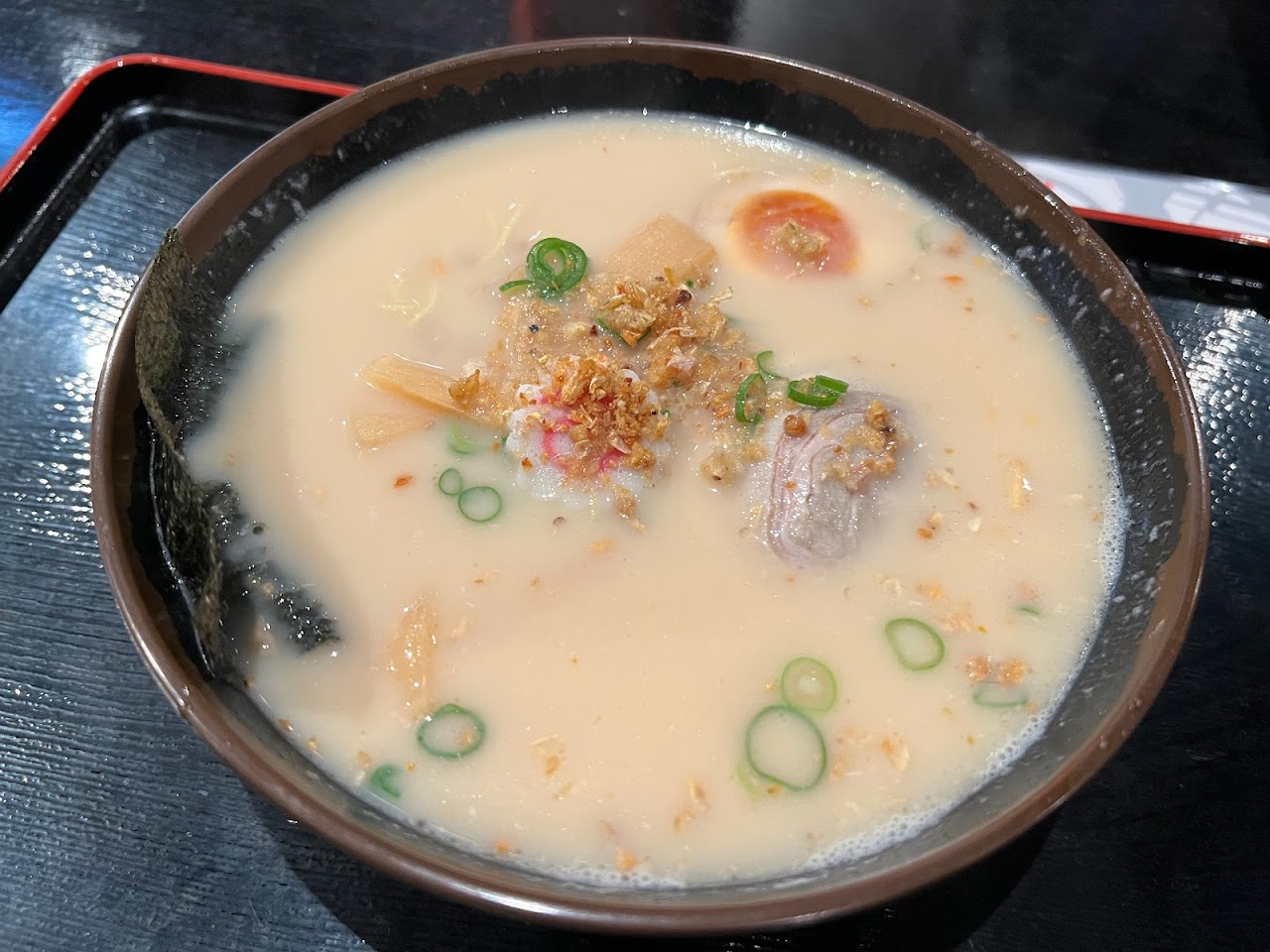 Ramen bowl served at Tenkomori Wynyard